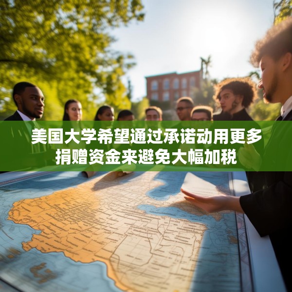 美国大学希望通过承诺动用更多捐赠资金来避免大幅加税