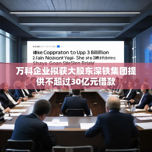 万科企业拟获大股东深铁集团提供不超过30亿元借款