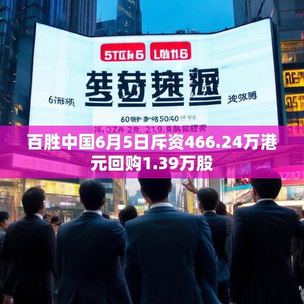 百胜中国6月5日斥资466.24万港元回购1.39万股