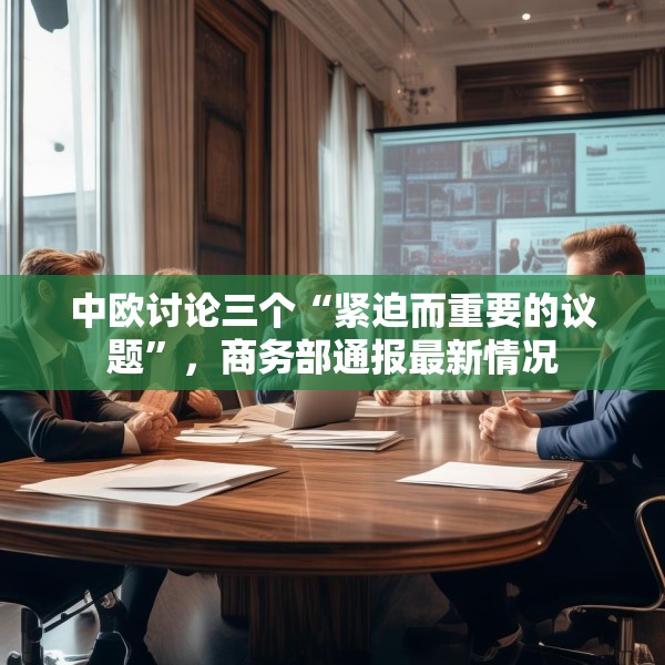 中欧讨论三个“紧迫而重要的议题”，商务部通报最新情况