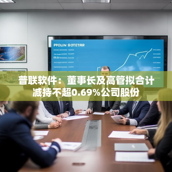 普联软件：董事长及高管拟合计减持不超0.69%公司股份