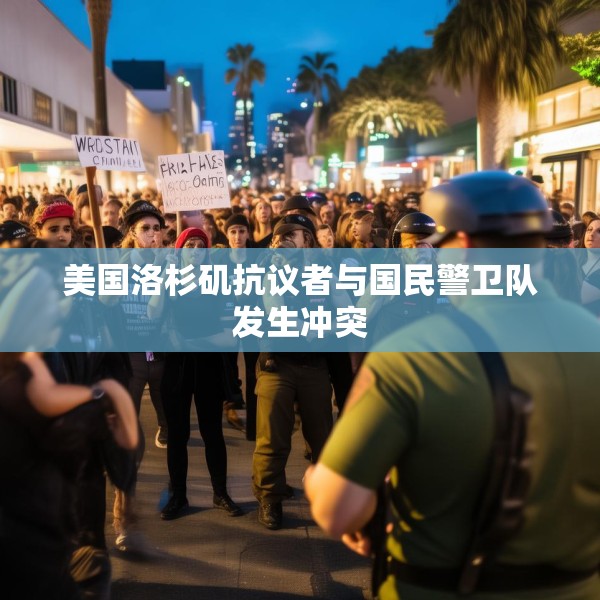 美国洛杉矶抗议者与国民警卫队发生冲突