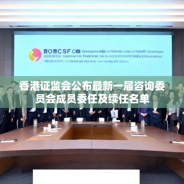香港证监会公布最新一届咨询委员会成员委任及续任名单