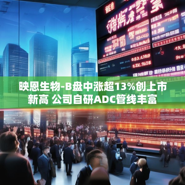 映恩生物-B盘中涨超13%创上市新高 公司自研ADC管线丰富