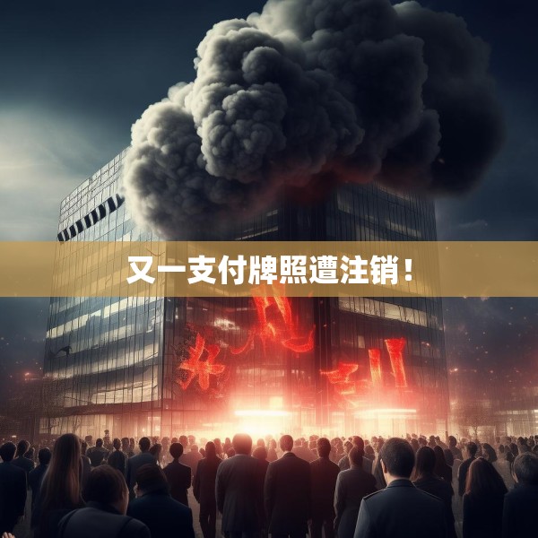 又一支付牌照遭注销！