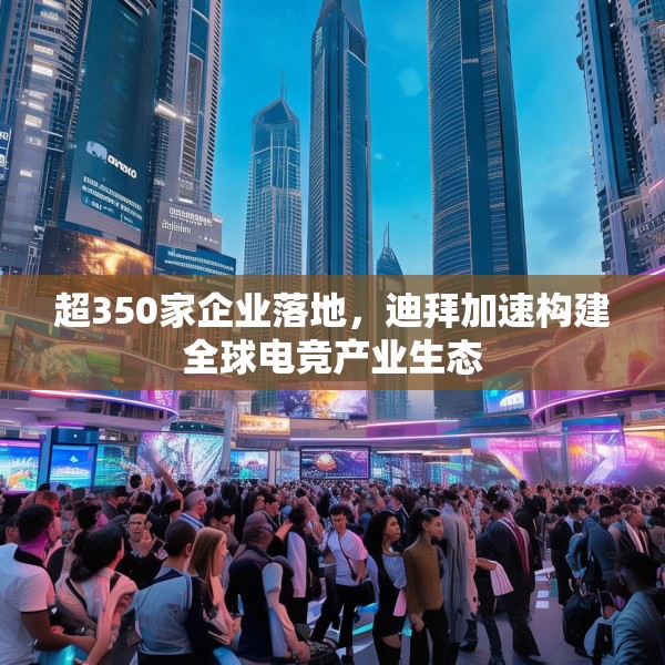 超350家企业落地，迪拜加速构建全球电竞产业生态