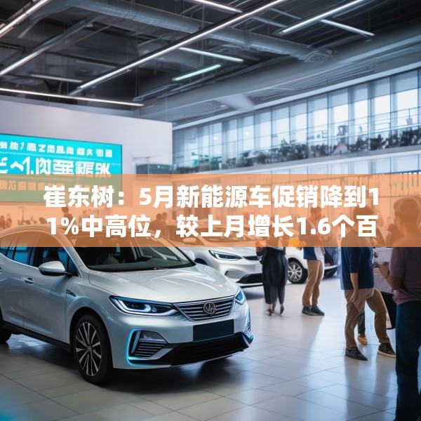 崔东树：5月新能源车促销降到11%中高位，较上月增长1.6个百分点