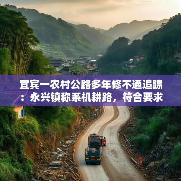 宜宾一农村公路多年修不通追踪：永兴镇称系机耕路，符合要求