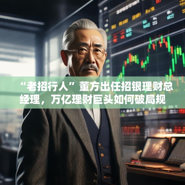 “老招行人”董方出任招银理财总经理，万亿理财巨头如何破局规模和业绩下行？