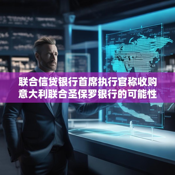 联合信贷银行首席执行官称收购意大利联合圣保罗银行的可能性不超过20%