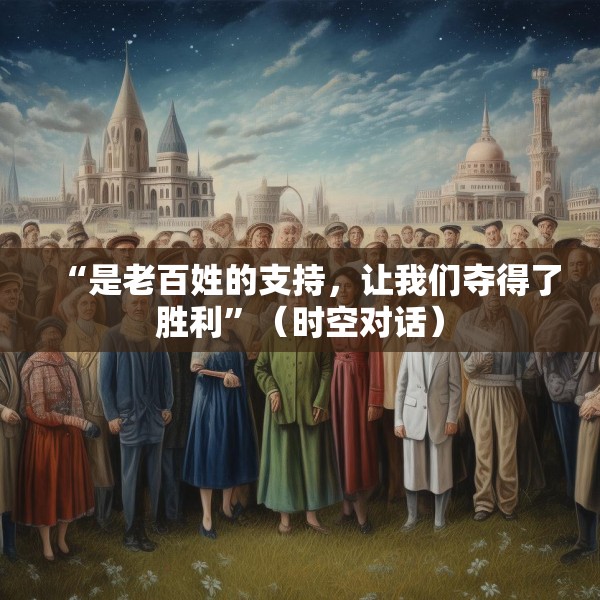 “是老百姓的支持，让我们夺得了胜利”（时空对话）