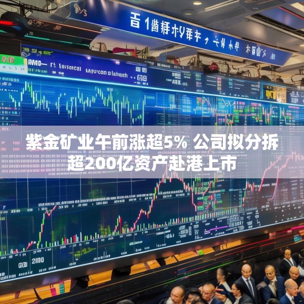 紫金矿业午前涨超5% 公司拟分拆超200亿资产赴港上市