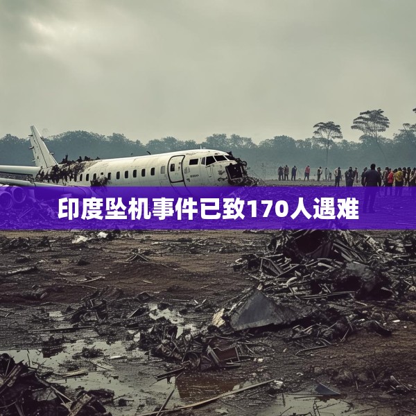 印度坠机事件已致170人遇难