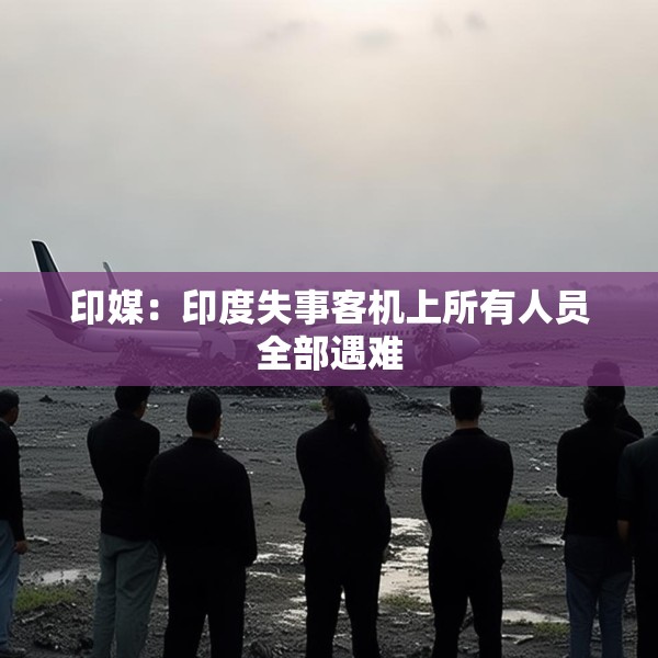 印媒：印度失事客机上所有人员全部遇难