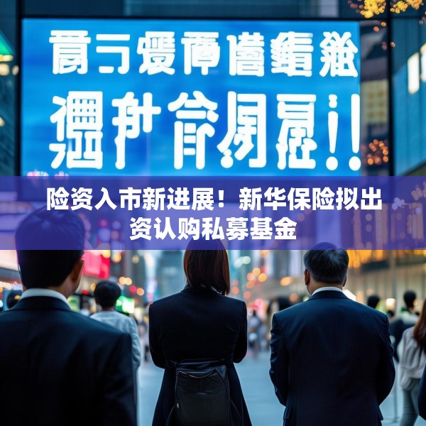 险资入市新进展！新华保险拟出资认购私募基金