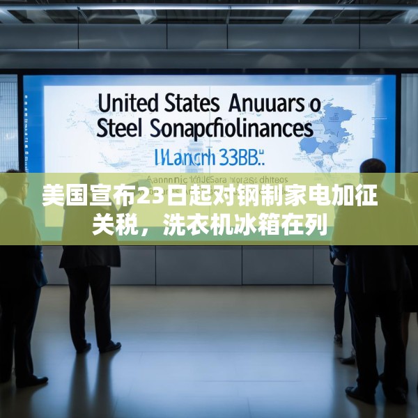 美国宣布23日起对钢制家电加征关税，洗衣机冰箱在列
