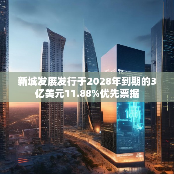 新城发展发行于2028年到期的3亿美元11.88%优先票据