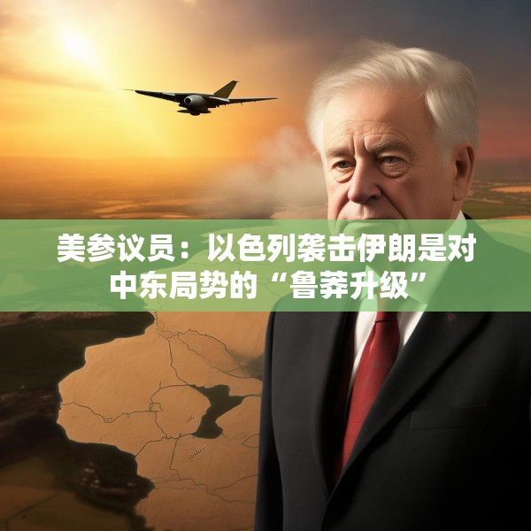 美参议员：以色列袭击伊朗是对中东局势的“鲁莽升级”