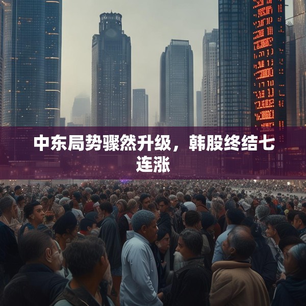 中东局势骤然升级，韩股终结七连涨