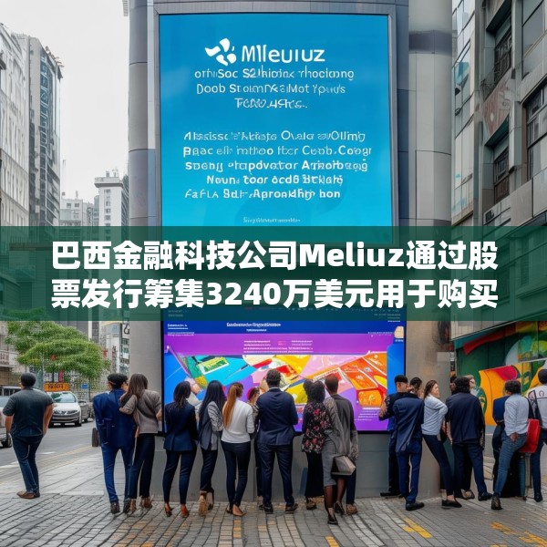 巴西金融科技公司Meliuz通过股票发行筹集3240万美元用于购买比特币