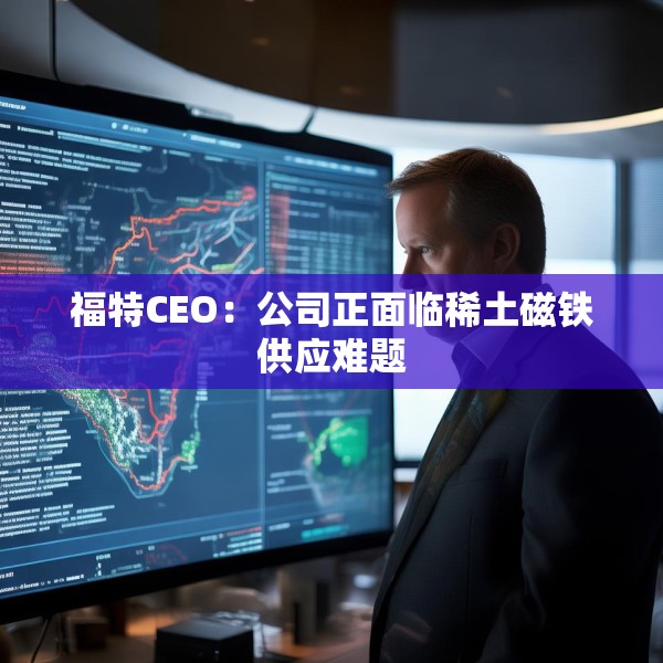 福特CEO：公司正面临稀土磁铁供应难题