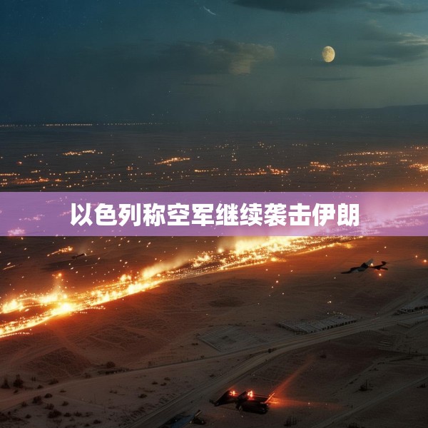 以色列称空军继续袭击伊朗