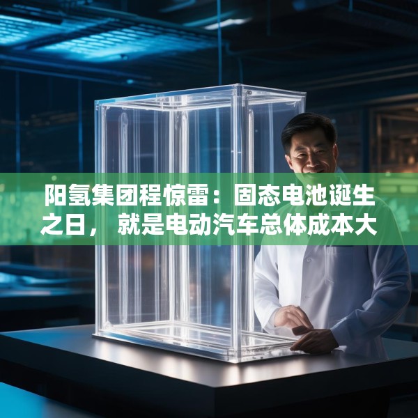 阳氢集团程惊雷：固态电池诞生之日， 就是电动汽车总体成本大幅度下降之时