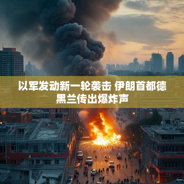 以军发动新一轮袭击 伊朗首都德黑兰传出爆炸声