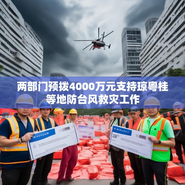 两部门预拨4000万元支持琼粤桂等地防台风救灾工作