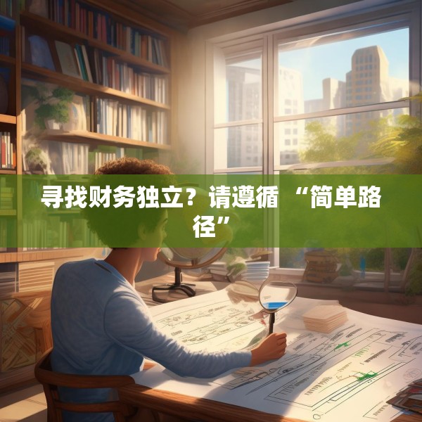 寻找财务独立？请遵循 “简单路径”