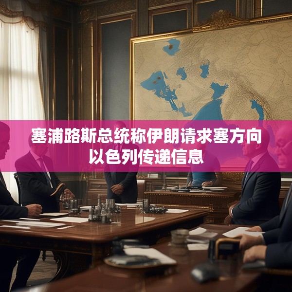 塞浦路斯总统称伊朗请求塞方向以色列传递信息