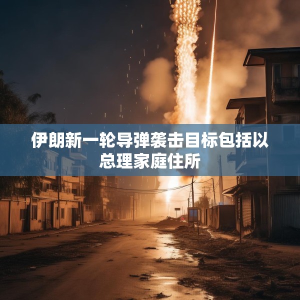 伊朗新一轮导弹袭击目标包括以总理家庭住所