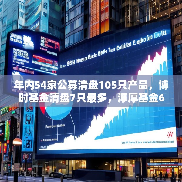 年内54家公募清盘105只产品，博时基金清盘7只最多，淳厚基金6只，华安基金南方基金5只