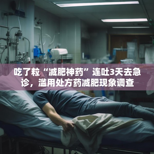 吃了粒“减肥神药”连吐3天去急诊，滥用处方药减肥现象调查