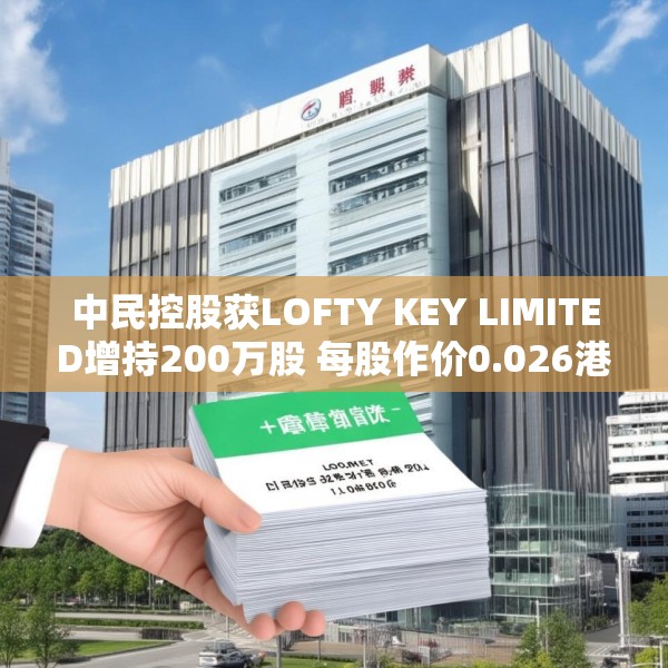 中民控股获LOFTY KEY LIMITED增持200万股 每股作价0.026港元
