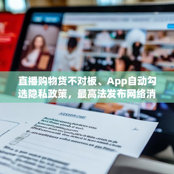 直播购物货不对板、App自动勾选隐私政策，最高法发布网络消费案例