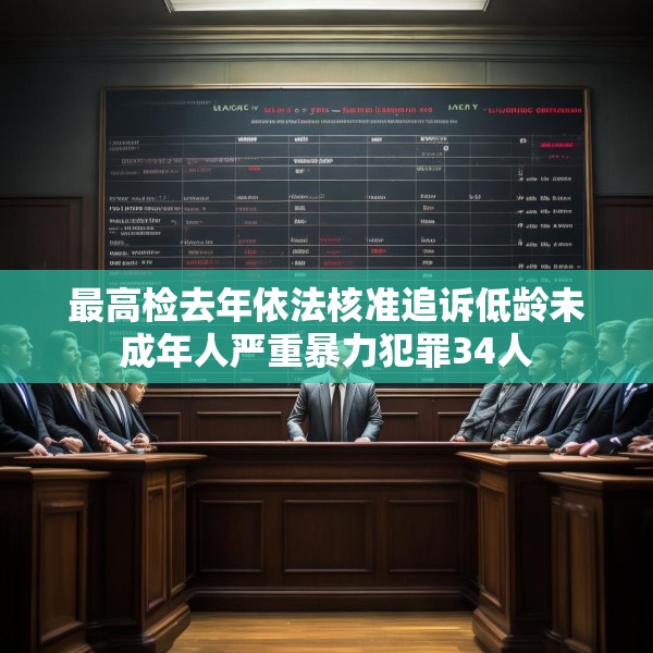 最高检去年依法核准追诉低龄未成年人严重暴力犯罪34人